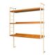 Mid Century Teak Wall Shelving Unit, Spain, 1950s