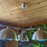 Chandelier, Space Age ceiling light, Design by "Jean Gandelin", vintage, from the 70s