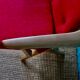 Pair of red armchairs. Denmark 1950
