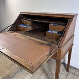 Cherrywood drop-leaf secretary from the late 19th century