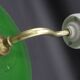 Enamelled metal wall