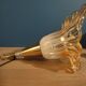 Walker Lamp lampshade orange glass support brass dp 1122221