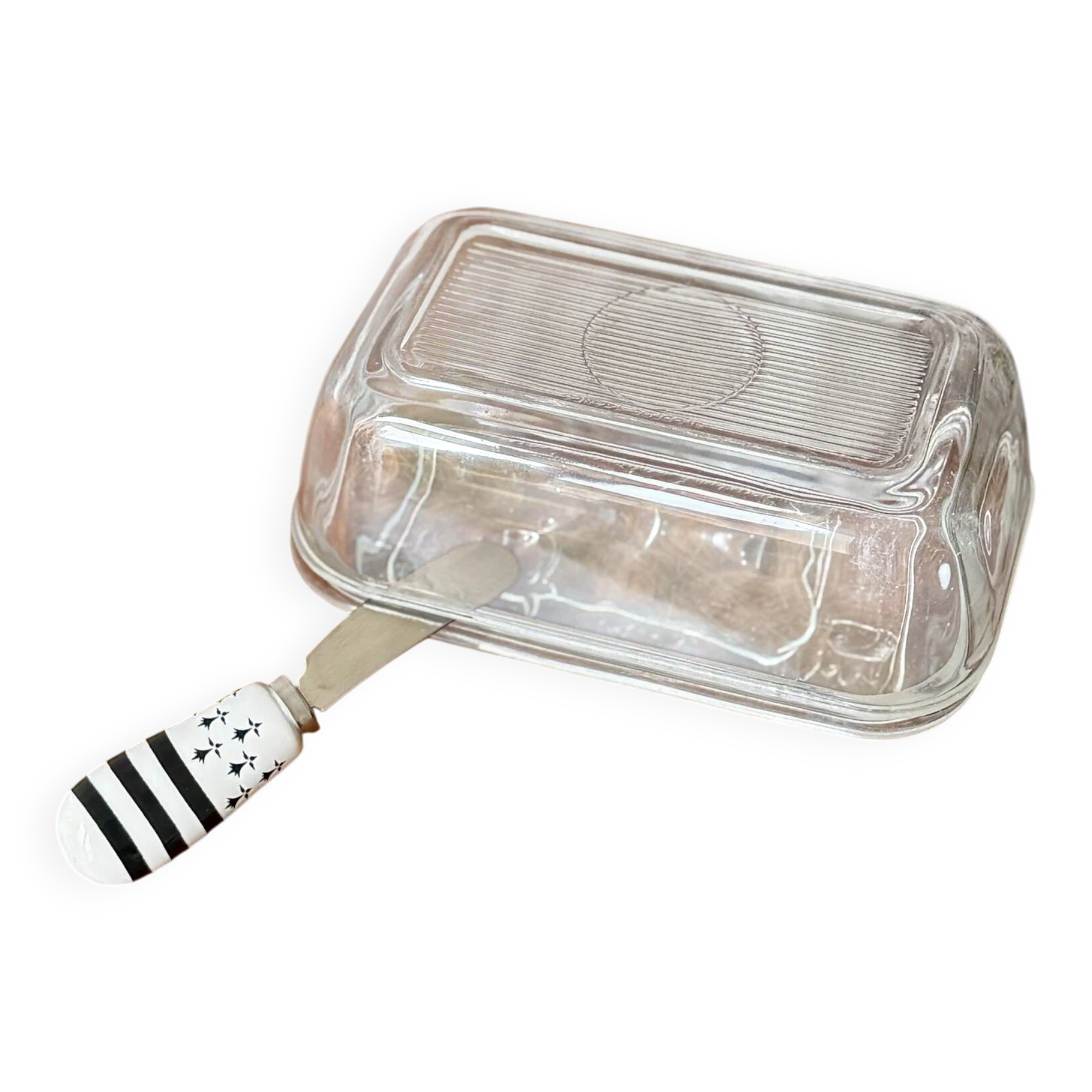 Luminarc butter dish France