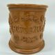 Terracotta tabac pot vernissee XlXeme gb 2 grès de beauvaisis