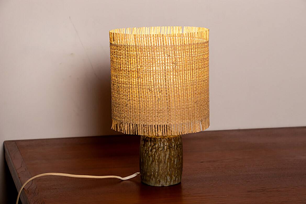 Swedish ceramic floor lamp from the “Rubus” series by Gunnar Nylund, 1960s