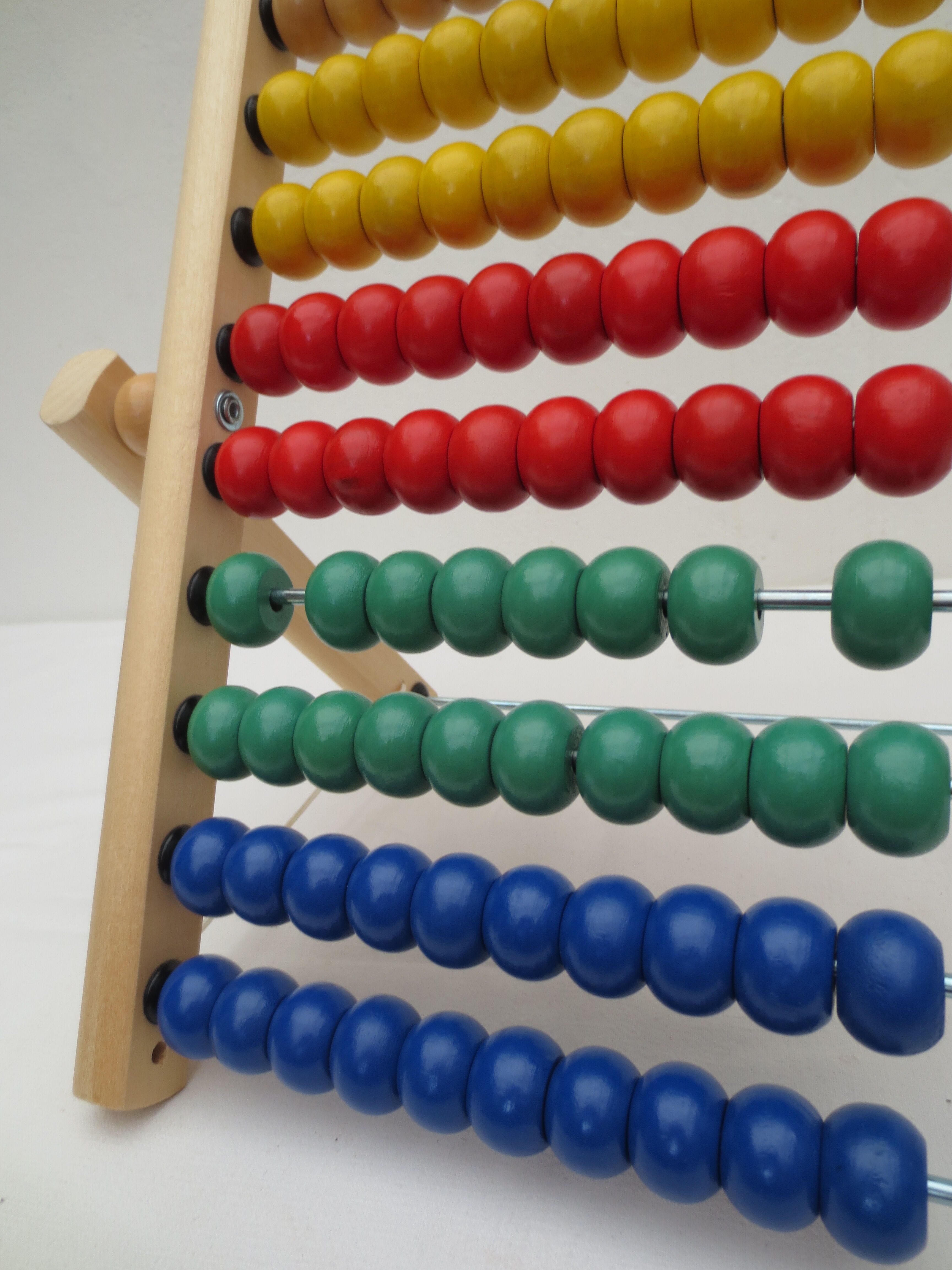 Large coloured wooden abacus for the child's learning