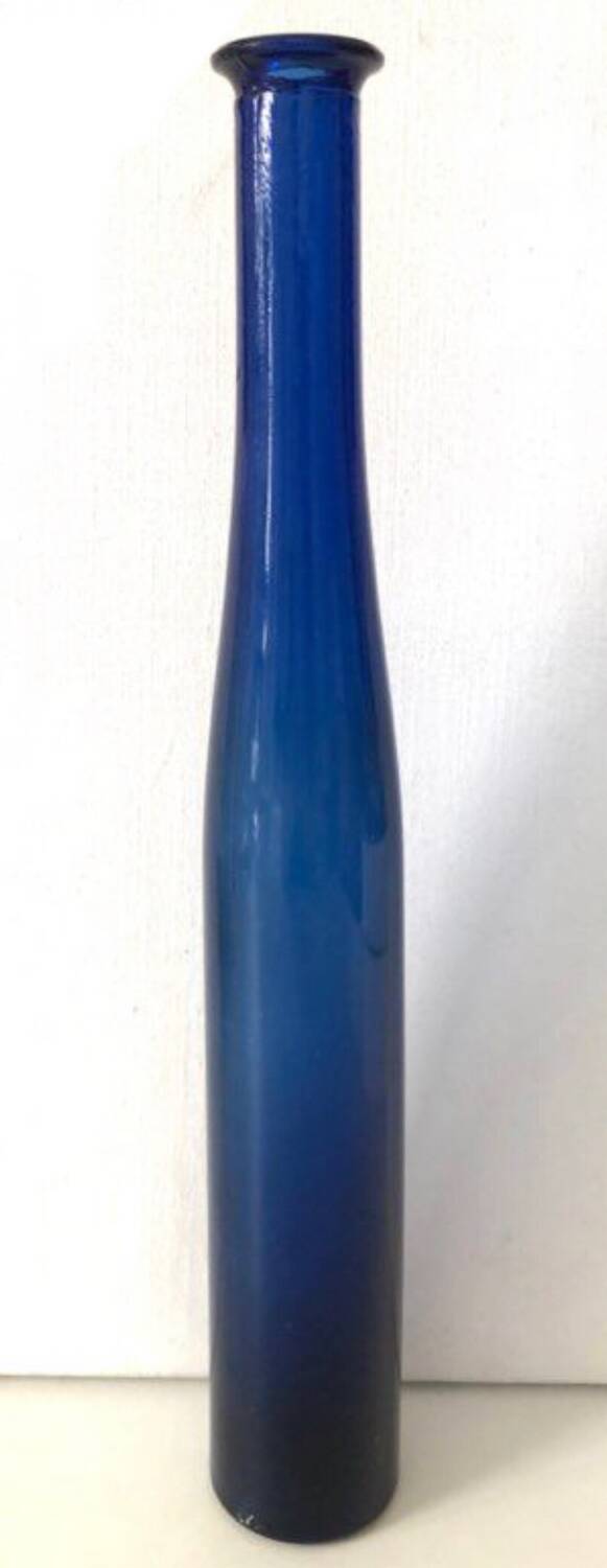 Tall Blue Vase