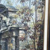 Paul Schaan (1857-1924): The Medici Fountain in the Luxembourg Gardens. Oil on canvas