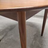 Vintage table with Girsberger teak extension