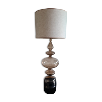 Blown glass lamp