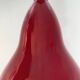 Large Empoli red blown glass carafe / Genie Bottle