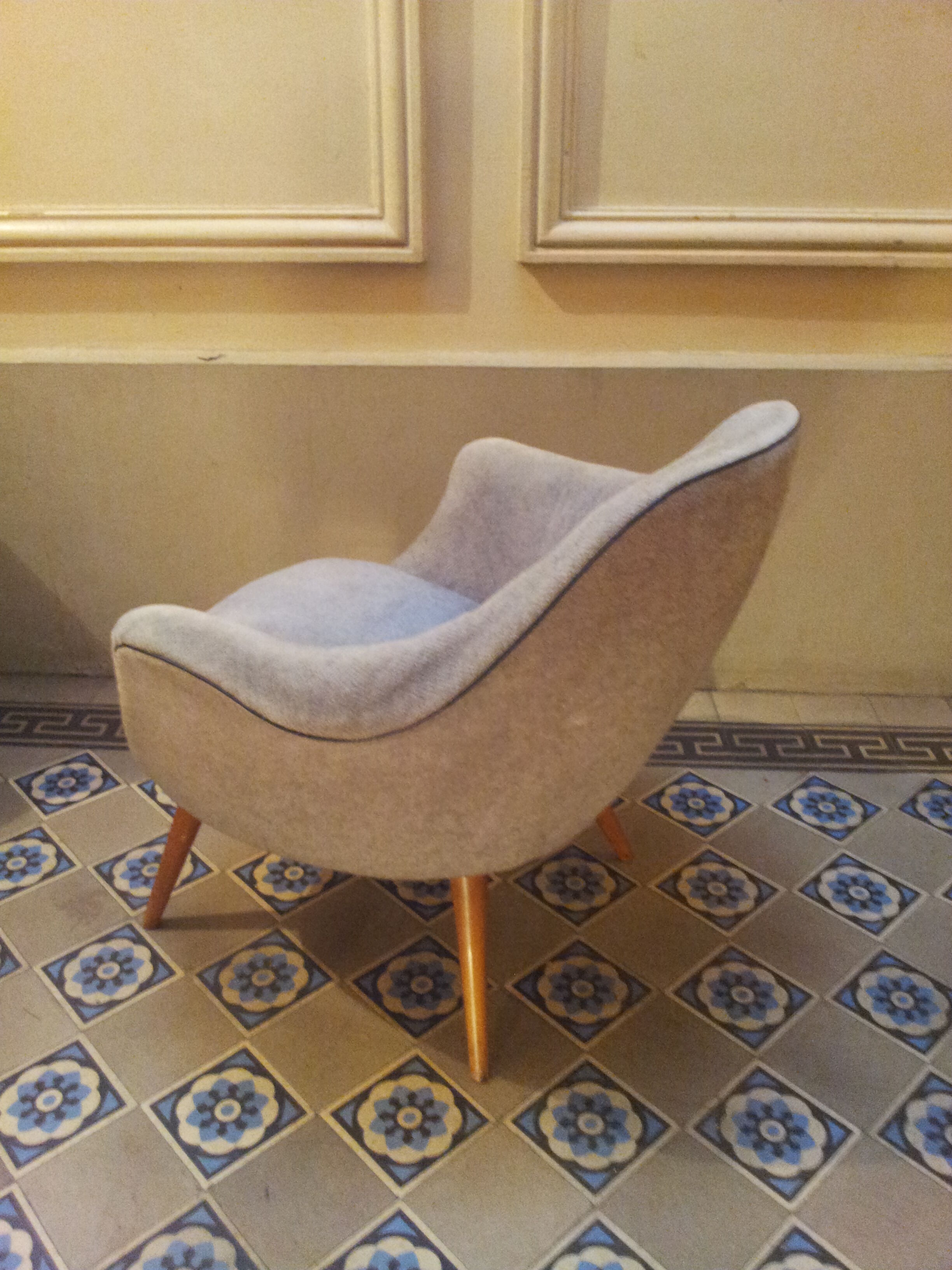 Cocktail couch 50 60 organic egg WOMB years Danish