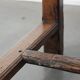 Robust French farmhouse antique dining table from the 18th century