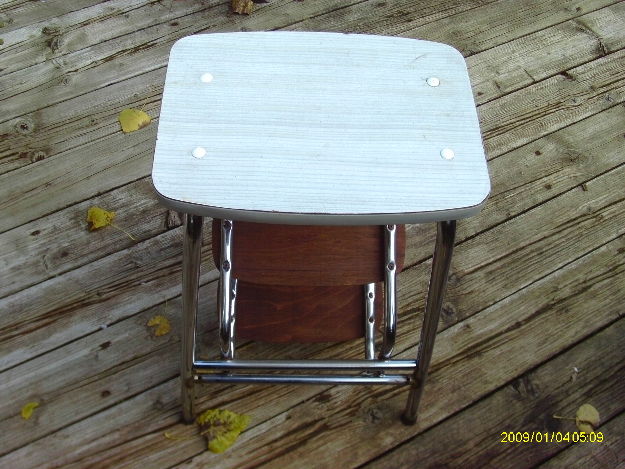 Stepladder in formica, 60s