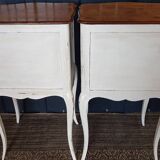 Pair of Louis XV style bedsides restyled