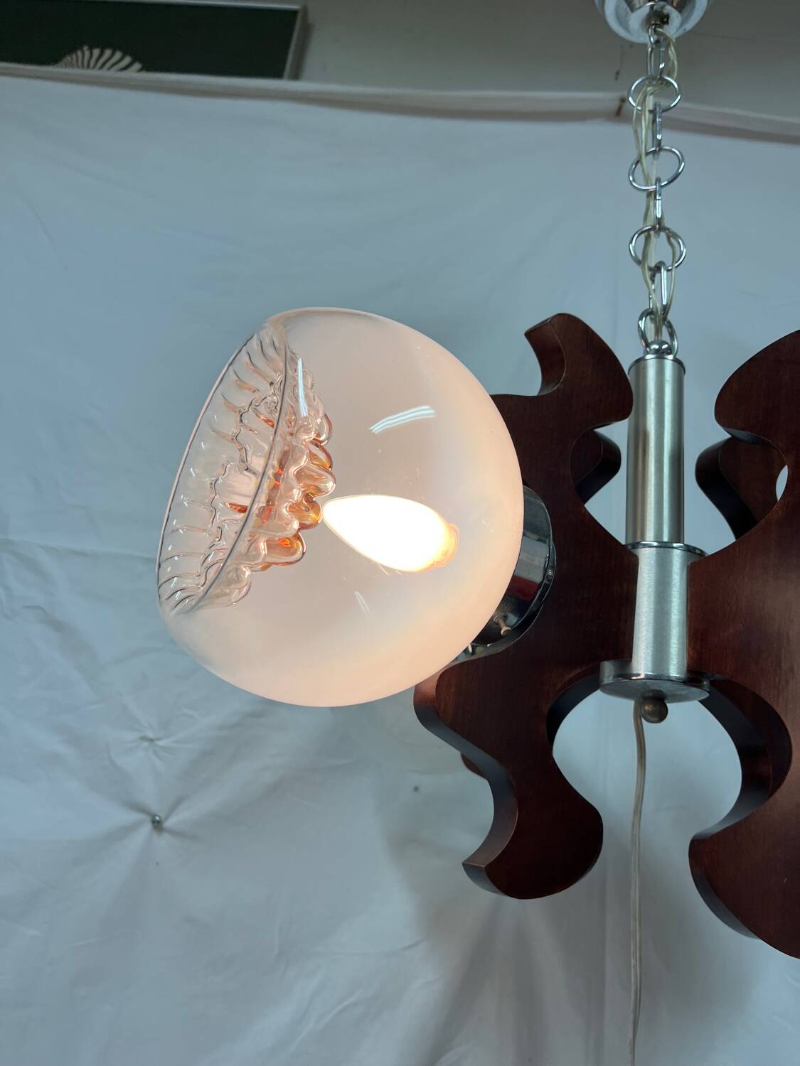 Mazzega design chandelier 1970