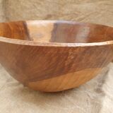 Coupe à fruits en bois sculpté