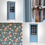 Parisian wardrobe glazed blue gray