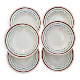 6 deep plates, Gildas series, Gien