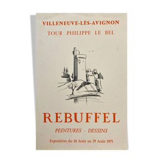 Poster of Raymond Rebuffel in Villeneuve-lès-Avignon 1975