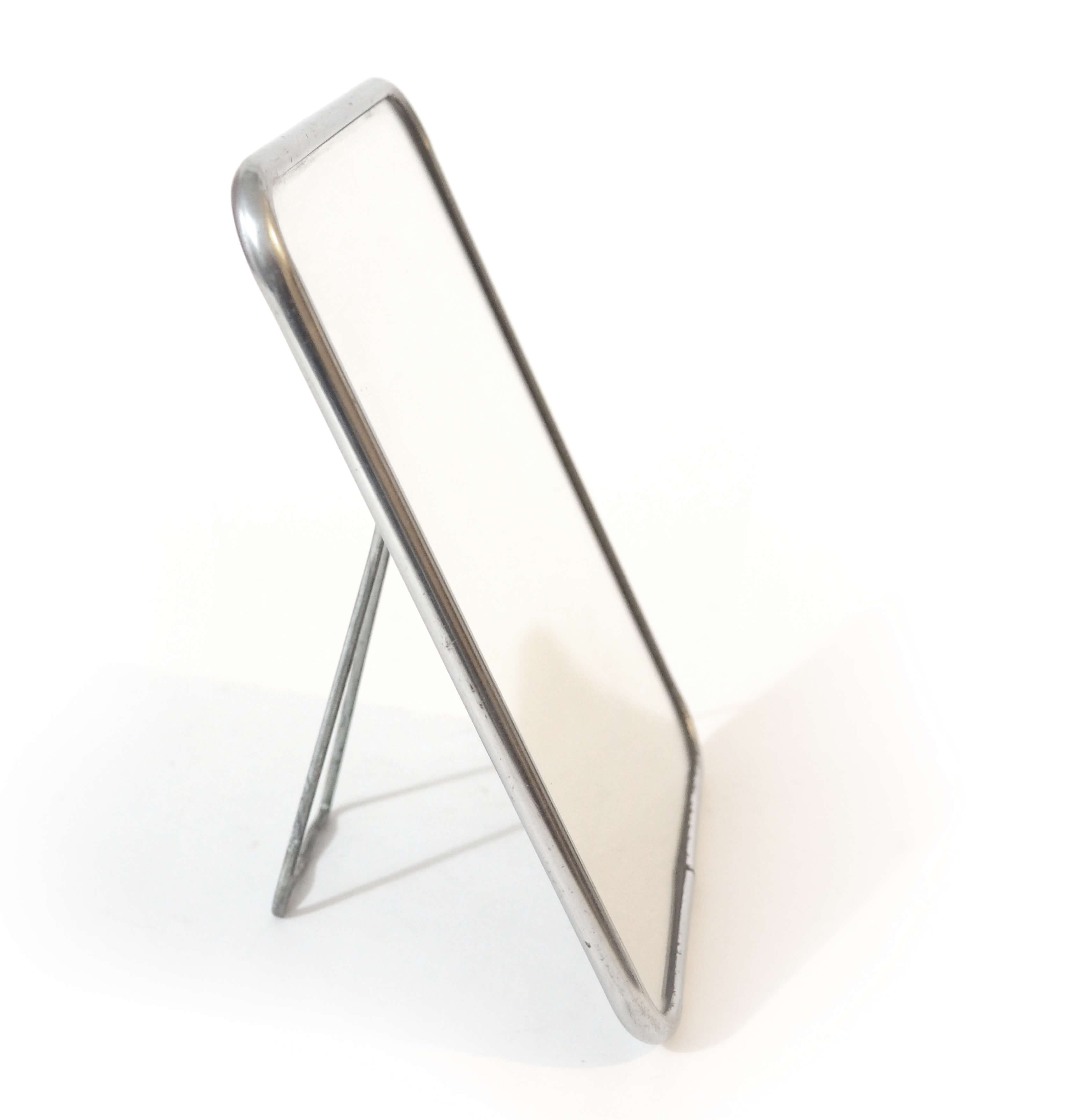 Houndstooth barber mirror