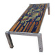Vintage glazed ceramic coffee table by Antonio De Nisco, 1960s