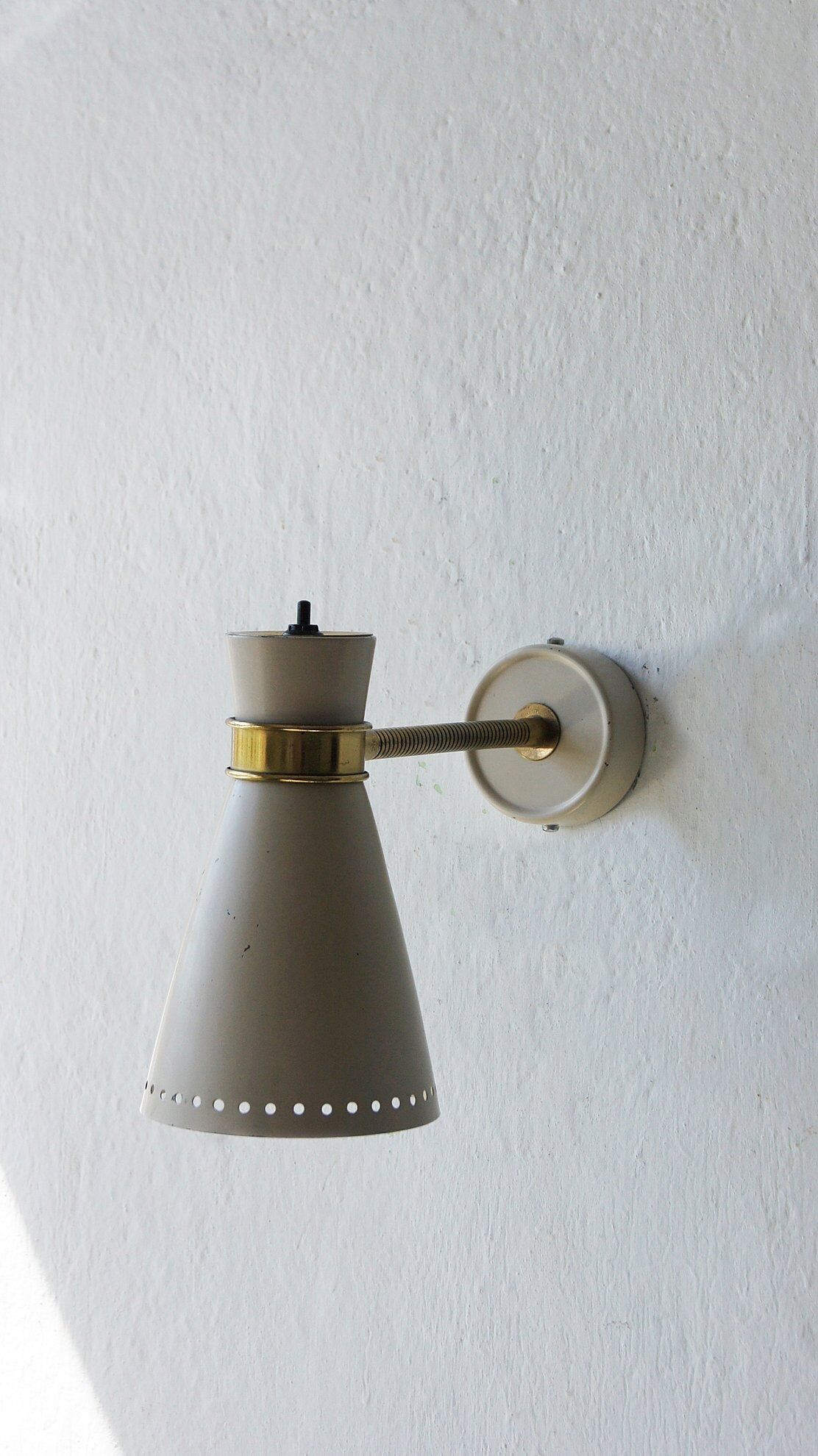 Mid-century italian adjustable sconce, 1950s