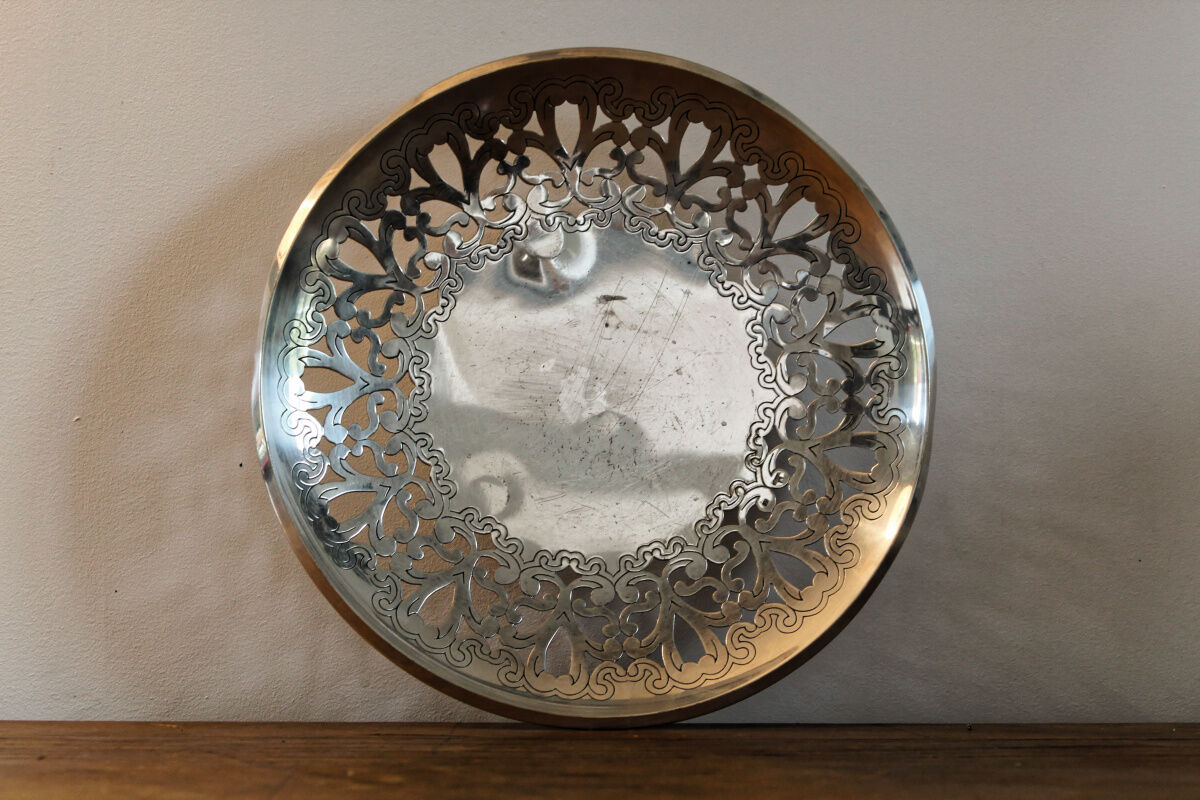 Saint Médard fruit cup, silver metal