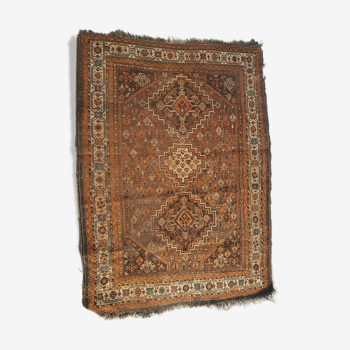 19th century handmade Iranian rug 144x190cm