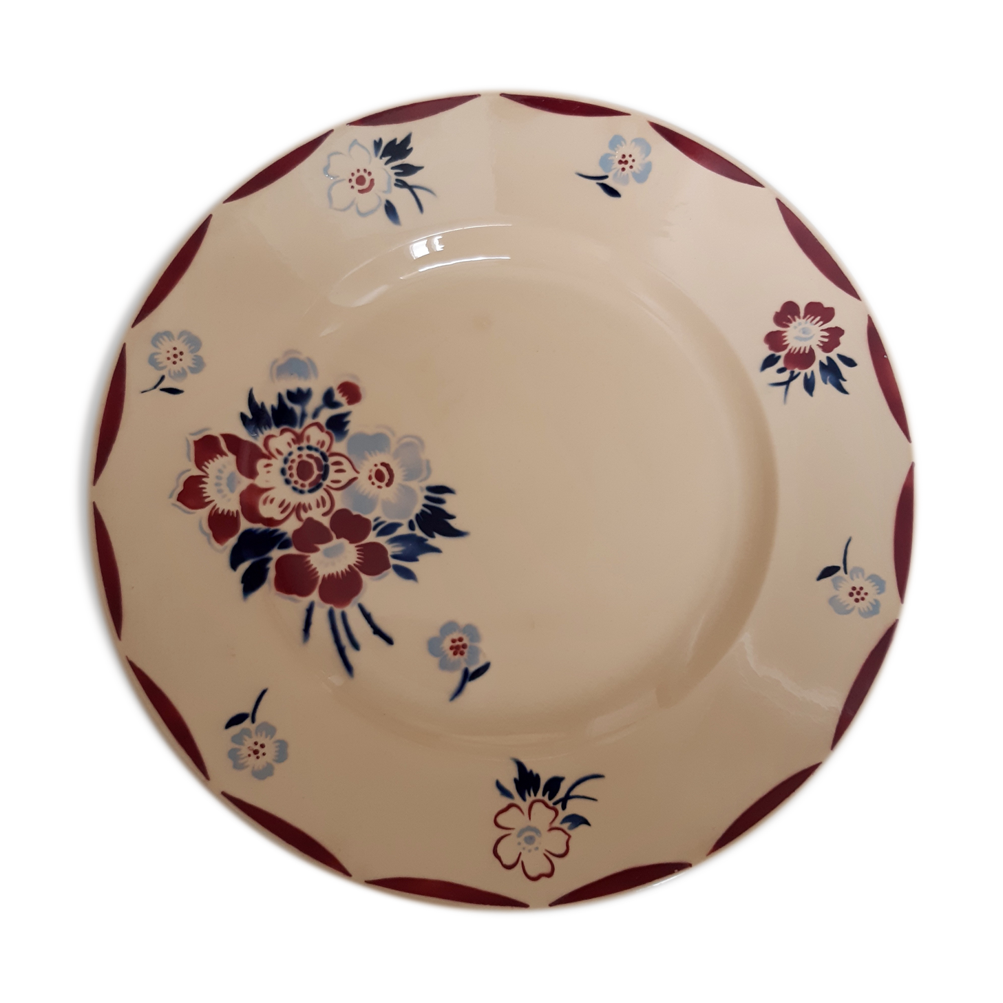 Lunéville model Evreux 1940s dish
