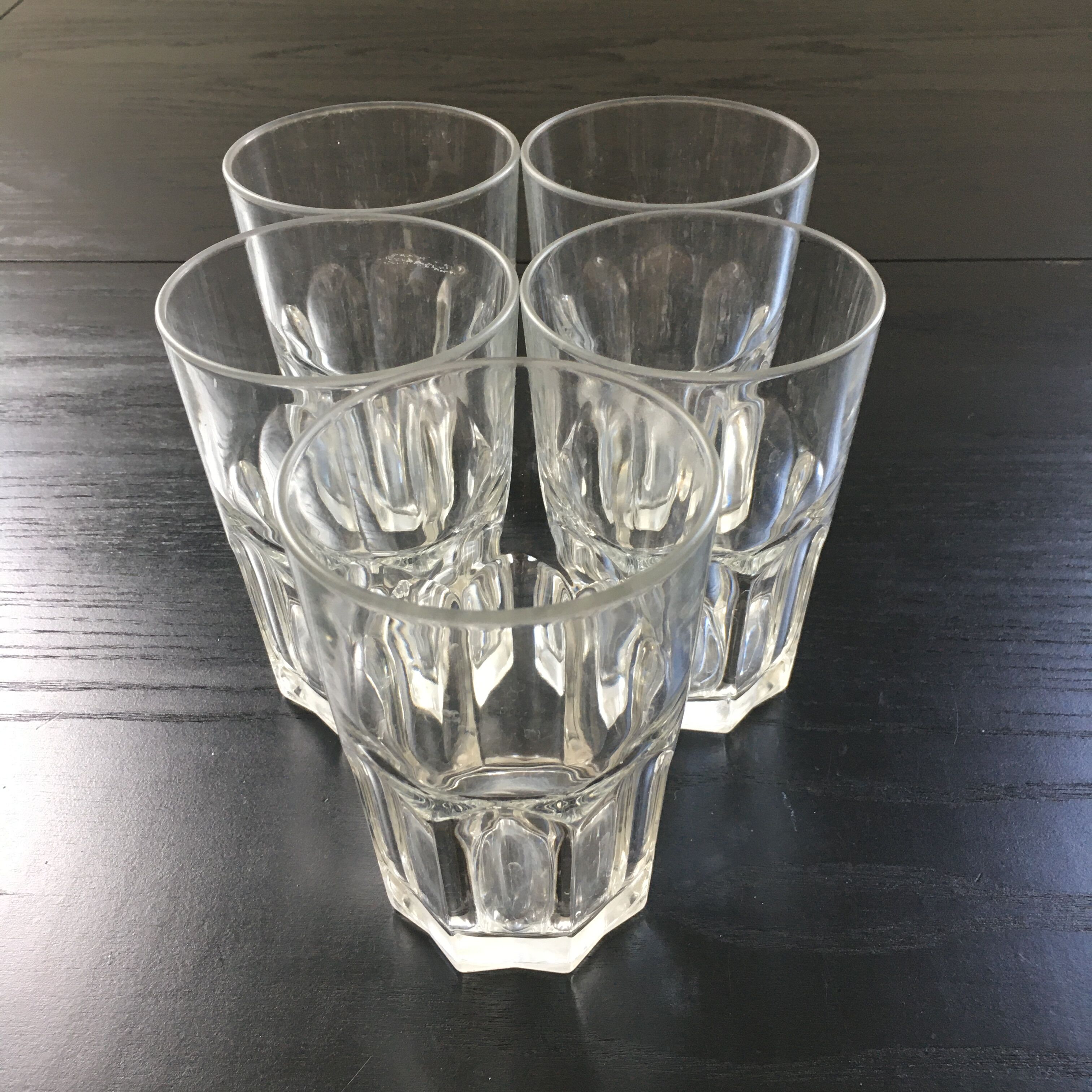 5 Habitat 80 beer glasses