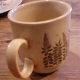 Tasse mug anglais en grès