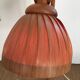 Vintage lamp 1960 wood goes up and down