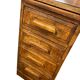 Bureau vintage XL profond en bois / bureau double face