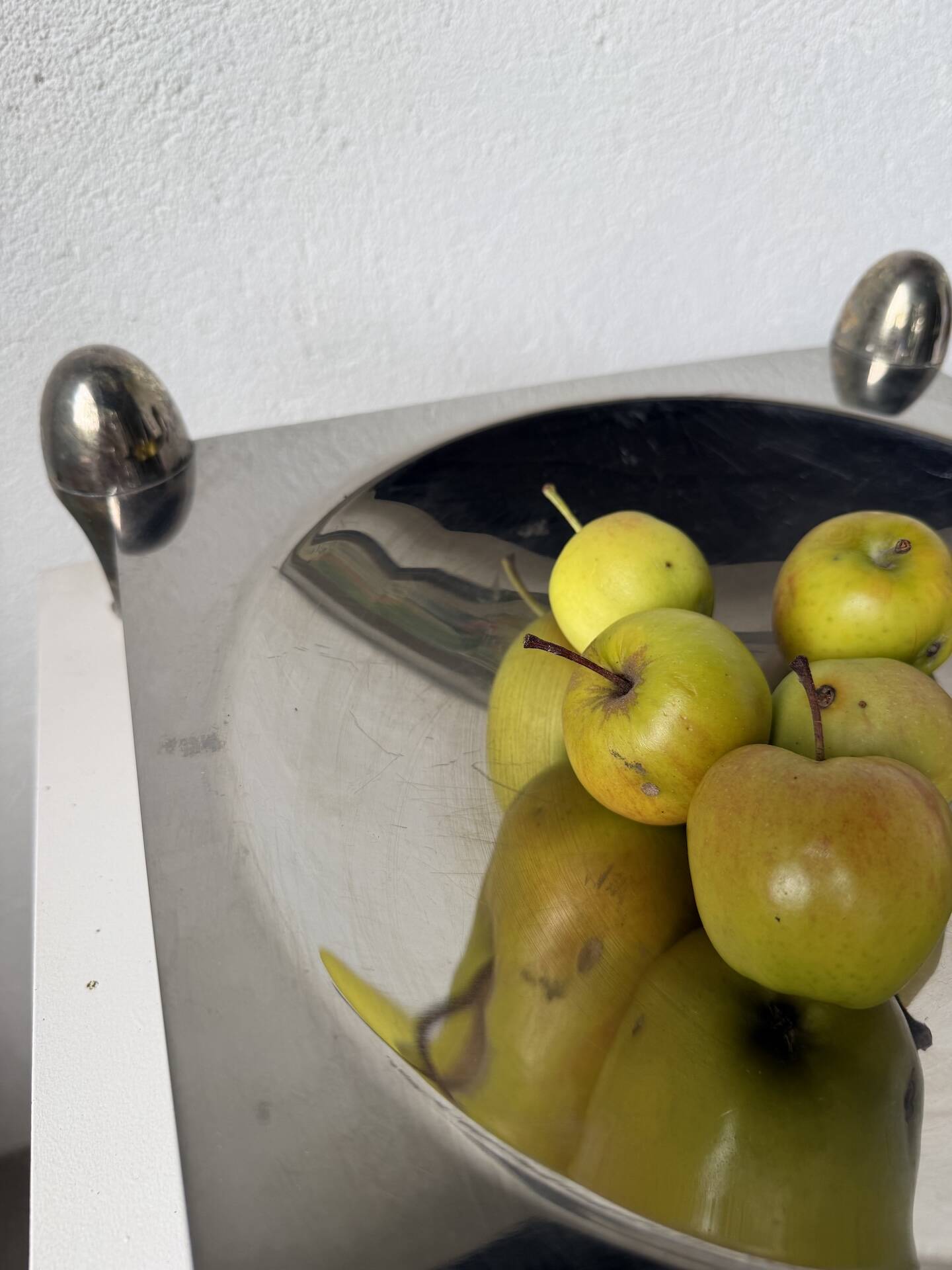 Silver-plated fruit bowl