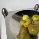 Silver-plated fruit bowl