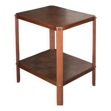 Vintage table, wooden table, art deco console, side table, sofa end table