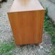 Commode en rotin ancien vintage pieds compas