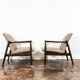 Paire de fauteuils GFM-64 par Edmund Homa Années 1960