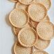 Wall composition of vintage baskets