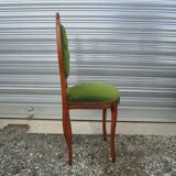 Room chair medaillon green fabrics