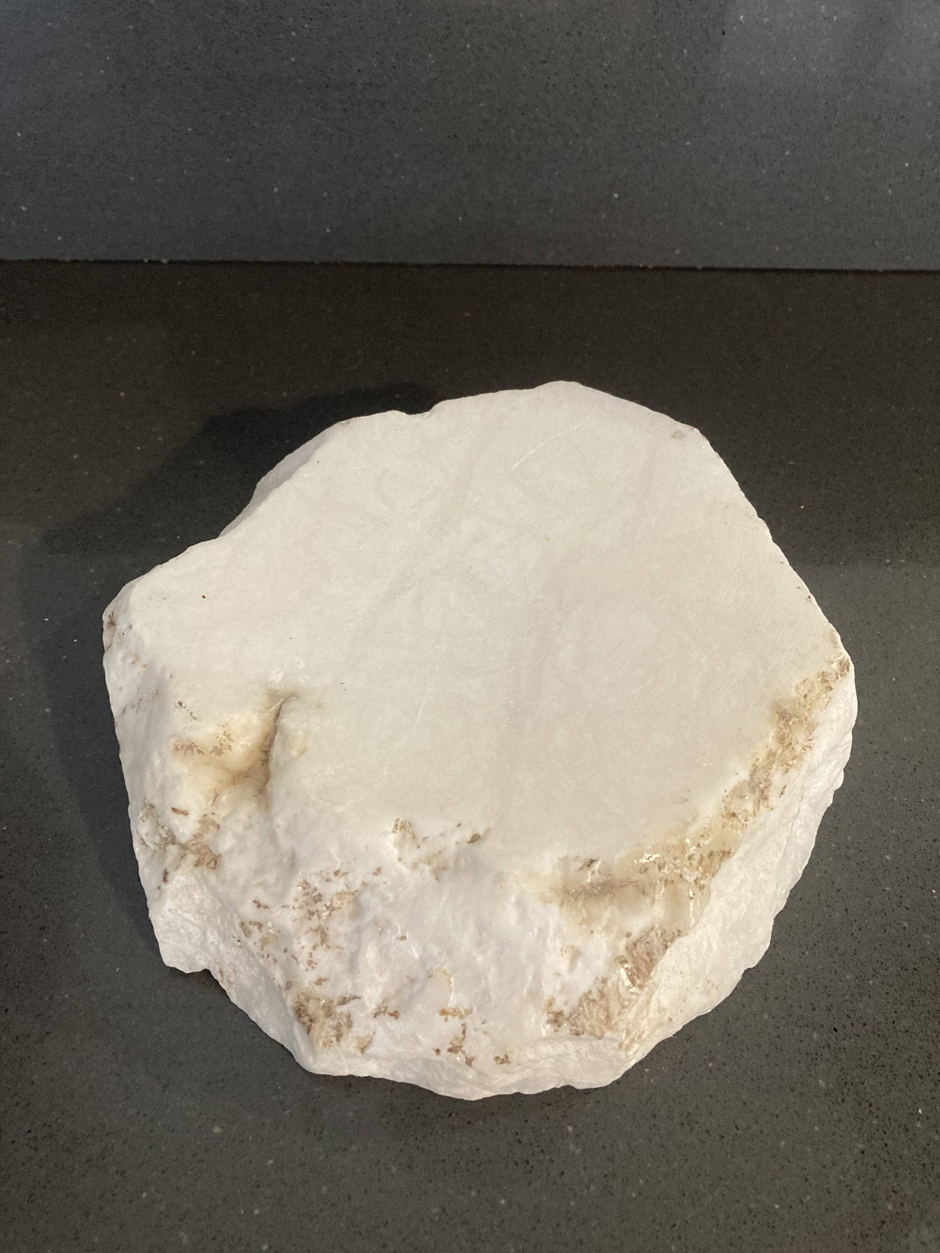 Cendrier marbre poli et brut