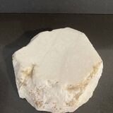 Polished and raw marble ashtray