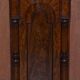 Paire de Grands Cabinets Latéraux William IV 1830 en Bois Massif Flammé avec Tiroirs