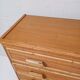 Commode en rotin années 60-70