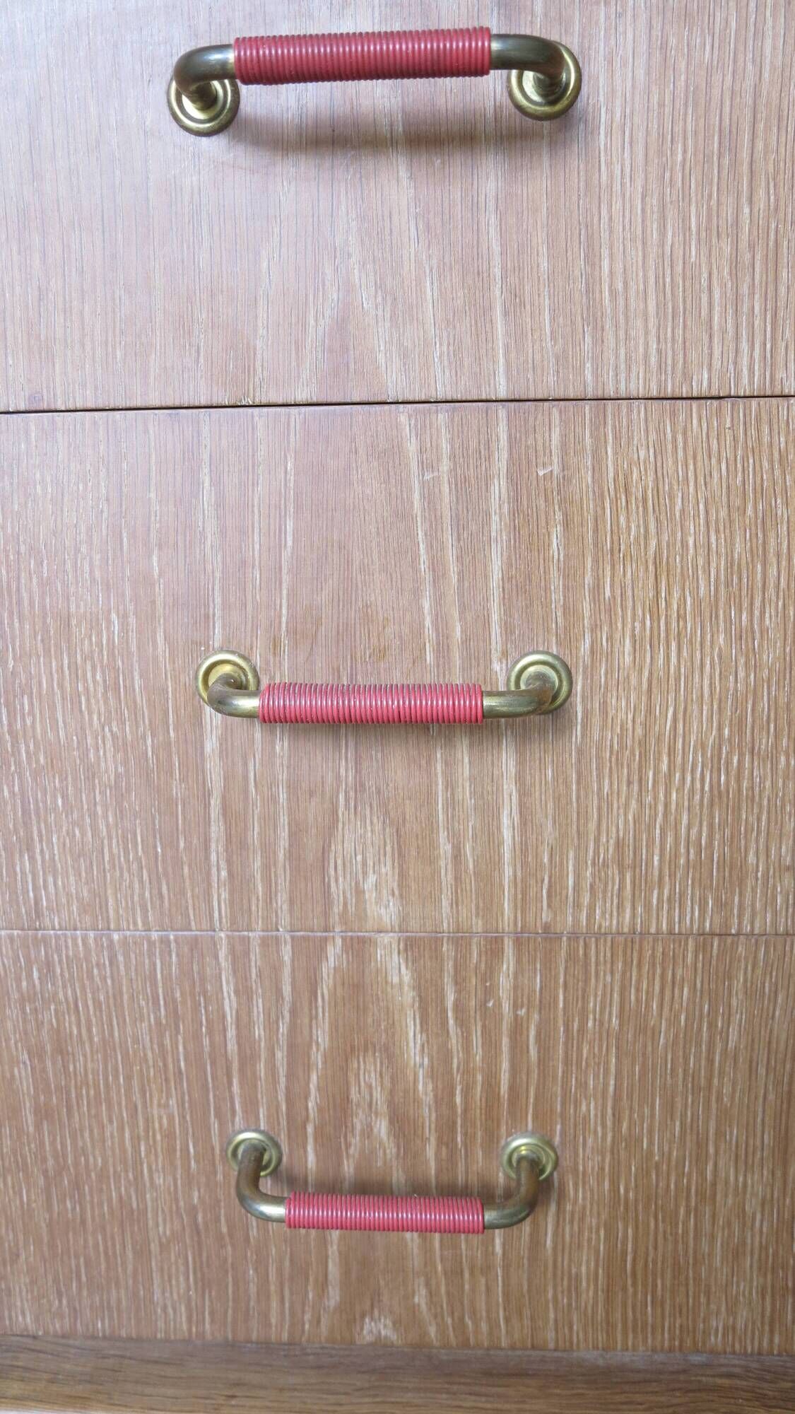 Minister's desk 1960s light oak