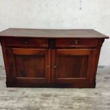 Meuble de métier,  ancien comptoir de mercerie