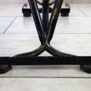 Table d'appoint en métal et céramique, années 50-60