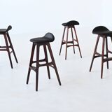 Erik Buch 'OD61' Bar Stools in rosewood Odense Mobler