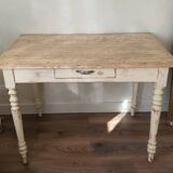 Vintage 1-drawer wooden table
